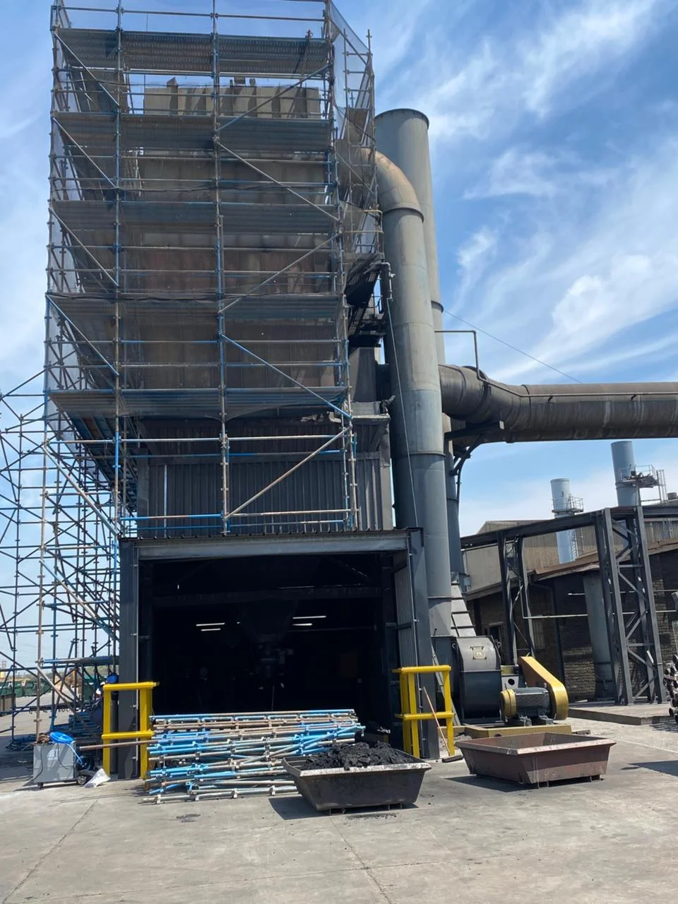 Industrial on-site welding support